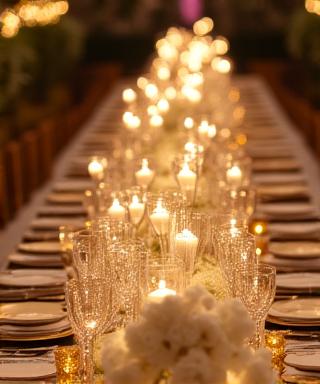 Allestimento floreale per matrimonio elegante