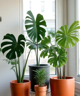 Varietà di piante in vaso da interno